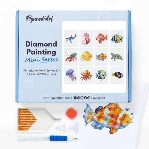 Mini Serie Diamond Painting - Meereswesen