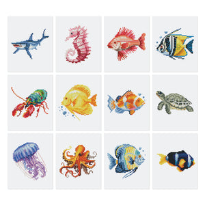 Mini Serie Diamond Painting - Meereswesen