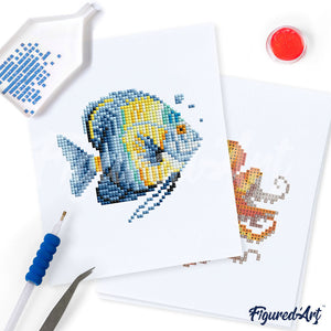 Mini Serie Diamond Painting - Meereswesen