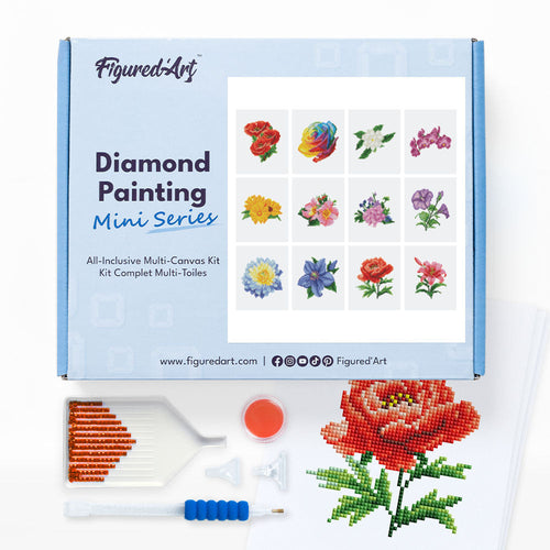 Mini Serie Diamond Painting - Blumen 2
