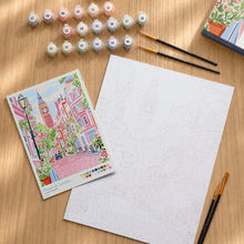 Laden Sie das Bild in den Galerie-Viewer, Geschenkset Malen nach Zahlen - London in Pastelltönen