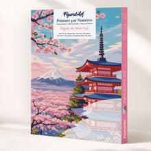 Laden Sie das Bild in den Galerie-Viewer, Geschenkset Malen nach Zahlen - Fuji-Pagode Figured'Art