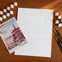 Laden Sie das Bild in den Galerie-Viewer, Geschenkset Malen nach Zahlen - Fuji-Pagode