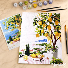 Laden Sie das Bild in den Galerie-Viewer, Geschenkset Malen nach Zahlen - Sommerliche Zitrone