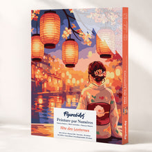 Laden Sie das Bild in den Galerie-Viewer, Geschenkset Malen nach Zahlen - Laternenfest Figured'Art