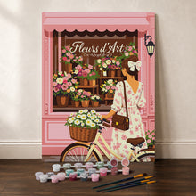 Laden Sie das Bild in den Galerie-Viewer, Geschenkset Malen nach Zahlen - Blumen der Kunst