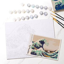 Laden Sie das Bild in den Galerie-Viewer, Geschenkset Malen nach Zahlen - Die große Welle vor Kanagawa
Katsushika Hokusai