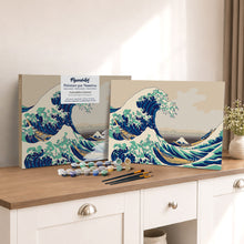 Laden Sie das Bild in den Galerie-Viewer, Geschenkset Malen nach Zahlen - Die große Welle vor Kanagawa
Katsushika Hokusai