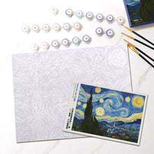 Laden Sie das Bild in den Galerie-Viewer, Geschenkset Malen nach Zahlen - Sternennacht
Vincent van Gogh