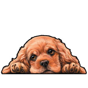2D Holzpuzzle – Gelangweilter Hund
