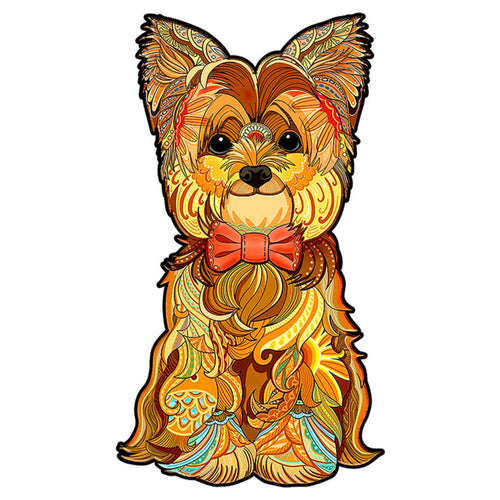 2D Holzpuzzle – Yorkshire-Terrier