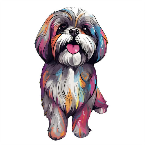 2D Holzpuzzle – Shih Tzu Hund
