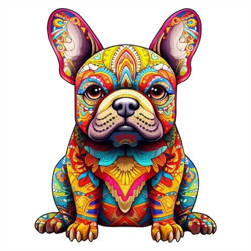 2D Holzpuzzle – Festlicher Franzose