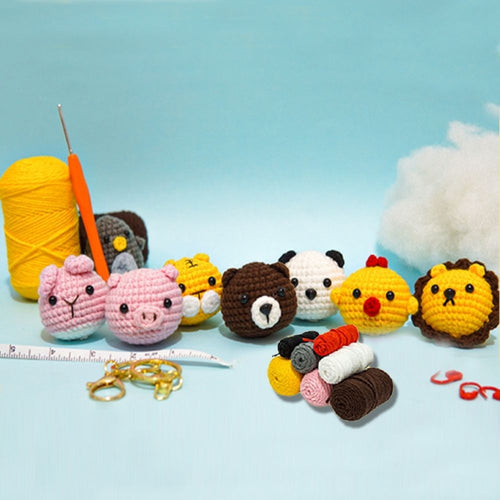Amigurumi Häkelset - Tierköpfe Figured'Art