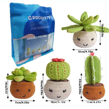 Laden Sie das Bild in den Galerie-Viewer, Amigurumi Häkelset - Kaktus im Topf