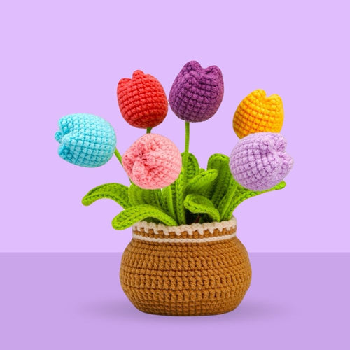 Amigurumi Häkelset - Tulpenstrauß Figured'Art