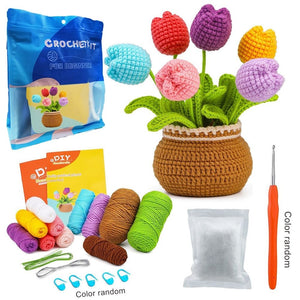 Amigurumi Häkelset - Tulpenstrauß