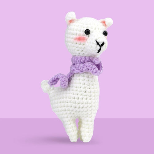 Amigurumi Häkelset - Lama mit Schal Figured'Art