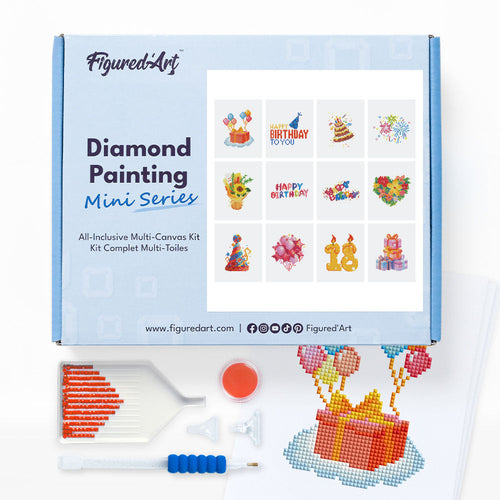 Mini Serie Diamond Painting - Herzlichen Glückwunsch