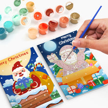 Laden Sie das Bild in den Galerie-Viewer, Malen nach Zahlen 6er-Pack DIY Weihnachtskarten - Serie 2