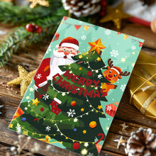 Laden Sie das Bild in den Galerie-Viewer, Malen nach Zahlen 6er-Pack DIY Weihnachtskarten - Serie 2