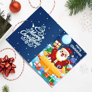 Malen nach Zahlen 6er-Pack DIY Weihnachtskarten - Serie 2