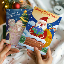 Laden Sie das Bild in den Galerie-Viewer, Malen nach Zahlen 6er-Pack DIY Weihnachtskarten - Serie 2