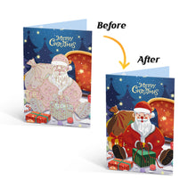 Laden Sie das Bild in den Galerie-Viewer, Malen nach Zahlen 6er-Pack DIY Weihnachtskarten - Serie 2