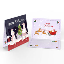 Laden Sie das Bild in den Galerie-Viewer, Malen nach Zahlen 6er-Pack DIY Weihnachtskarten - Serie 5
