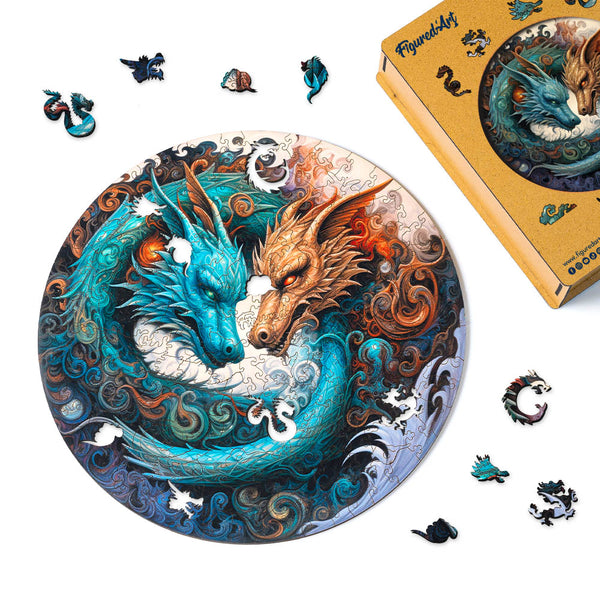 UNIDRAGON Holzpuzzle Birdy 100 Teile – Kunterbuntes Pop Art Design In Geschenkbox, Für Erwachsene & Mehr