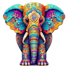Laden Sie das Bild in den Galerie-Viewer, Holzpuzzle Erwachsene - Majestätischer Elefant