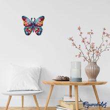 Laden Sie das Bild in den Galerie-Viewer, Holzpuzzle Erwachsene - Schöner Regenbogen-Schmetterling