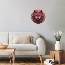 Laden Sie das Bild in den Galerie-Viewer, Holzpuzzle Erwachsene - Lebendiger Wolf