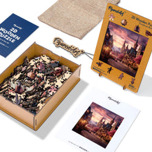 Laden Sie das Bild in den Galerie-Viewer, Holzpuzzle Erwachsene - Märchendorf