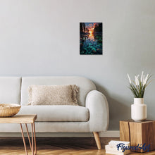 Laden Sie das Bild in den Galerie-Viewer, Holzpuzzle Erwachsene - Sonnenuntergang über dem Crystal Lake