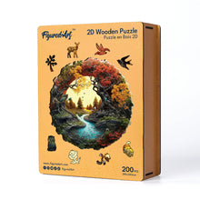 Laden Sie das Bild in den Galerie-Viewer, Holzpuzzle Erwachsene - Herbstfluss