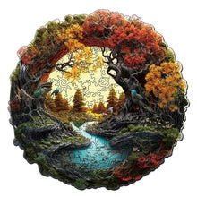 Laden Sie das Bild in den Galerie-Viewer, Holzpuzzle Erwachsene - Herbstfluss