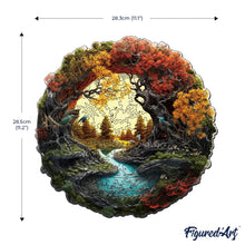 Laden Sie das Bild in den Galerie-Viewer, Holzpuzzle Erwachsene - Herbstfluss