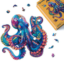 Laden Sie das Bild in den Galerie-Viewer, Holzpuzzle Erwachsene - Bunter Oktopus
