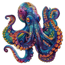 Laden Sie das Bild in den Galerie-Viewer, Holzpuzzle Erwachsene - Bunter Oktopus
