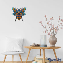 Laden Sie das Bild in den Galerie-Viewer, Holzpuzzle Erwachsene - Blumenbiene