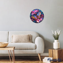 Laden Sie das Bild in den Galerie-Viewer, Holzpuzzle Erwachsene - Schmetterling mit Blumen
