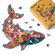 Laden Sie das Bild in den Galerie-Viewer, Holzpuzzle Erwachsene - Blumenwal