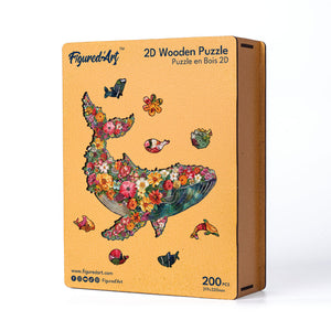 Holzpuzzle Erwachsene - Blumenwal