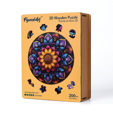 Laden Sie das Bild in den Galerie-Viewer, Holzpuzzle Erwachsene - Bunte Mandala