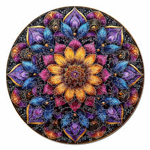 Laden Sie das Bild in den Galerie-Viewer, Holzpuzzle Erwachsene - Bunte Mandala