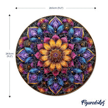 Laden Sie das Bild in den Galerie-Viewer, Holzpuzzle Erwachsene - Bunte Mandala