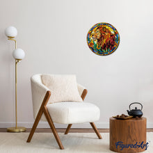 Laden Sie das Bild in den Galerie-Viewer, Holzpuzzle Erwachsene - Buntglaslöwe