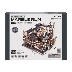 3D Puzzle - Weltraumbahnhof für Kugeln