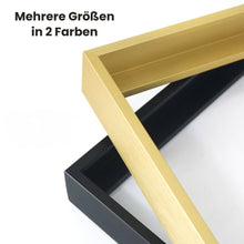 Laden Sie das Bild in den Galerie-Viewer, Keilrahmen aus Aluminium 50x65 cm - Schwarz